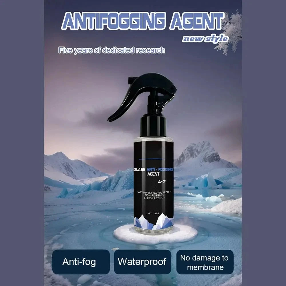 Agente antivaho para automóviles, parabrisas delantero, vidrios de ventanas, cristales de espejos retrovisores, agente a prueba de lluvia y niebla