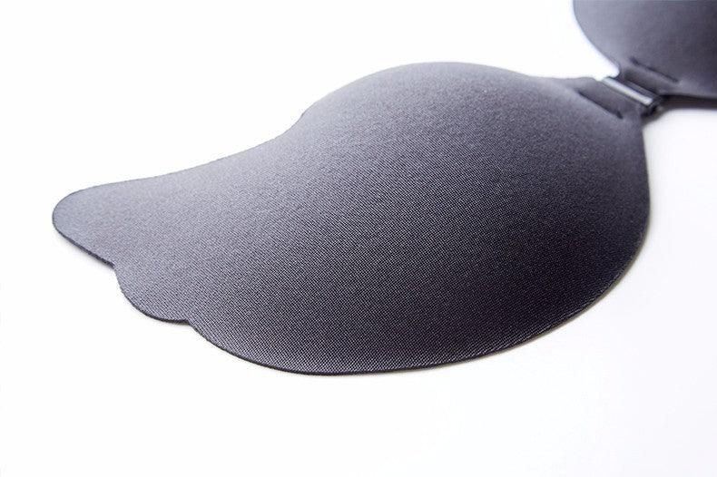Strapless Black Breast Pad Push Up One-piece Invisible Bra Breathable Safety For Wedding Dress - Shopylife
