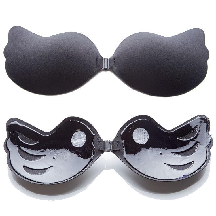 Strapless Black Breast Pad Push Up One-piece Invisible Bra Breathable Safety For Wedding Dress - Shopylife