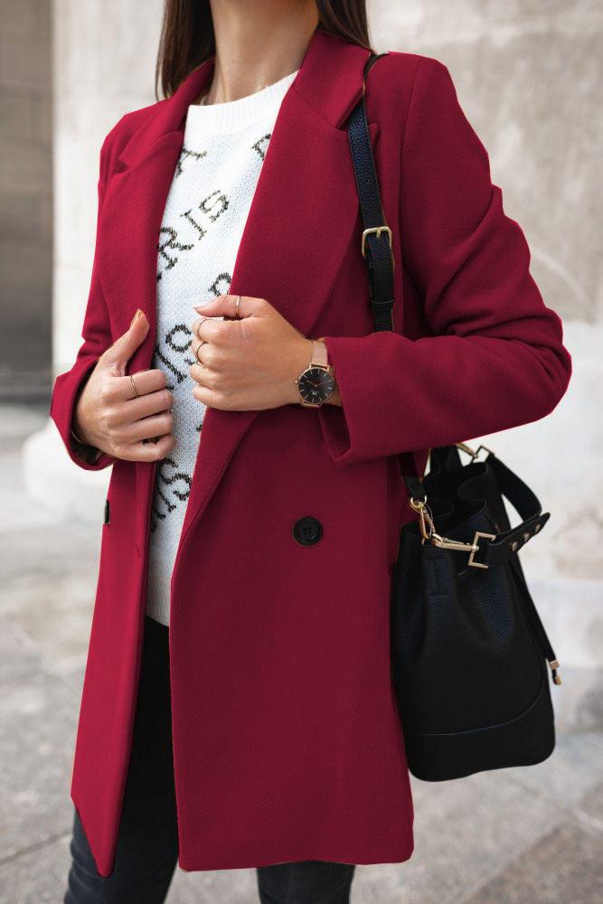 Woolen Women's Coat.