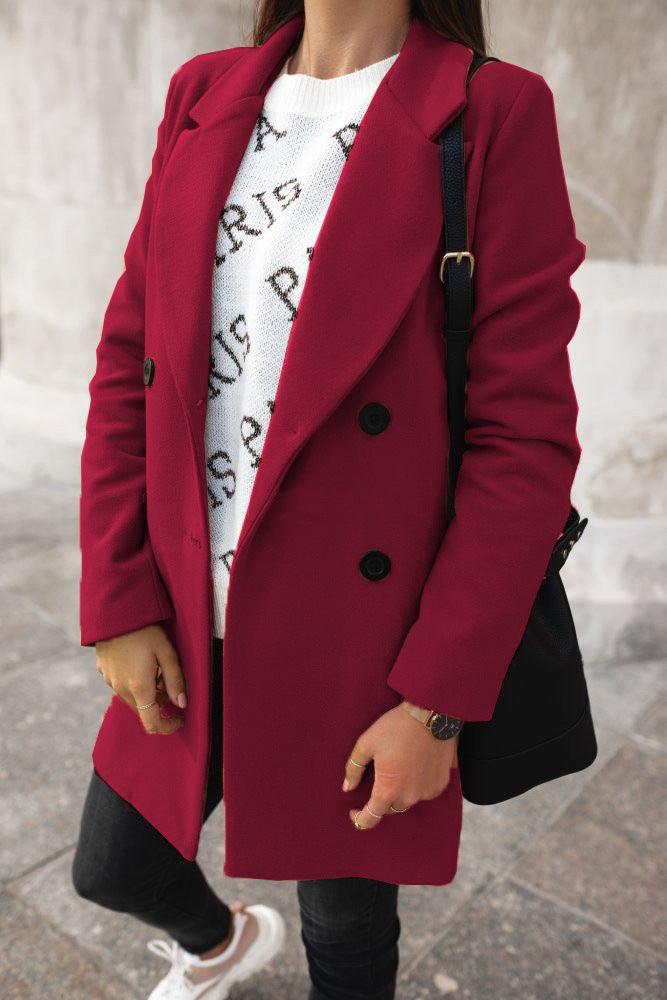 Woolen Women's Coat.