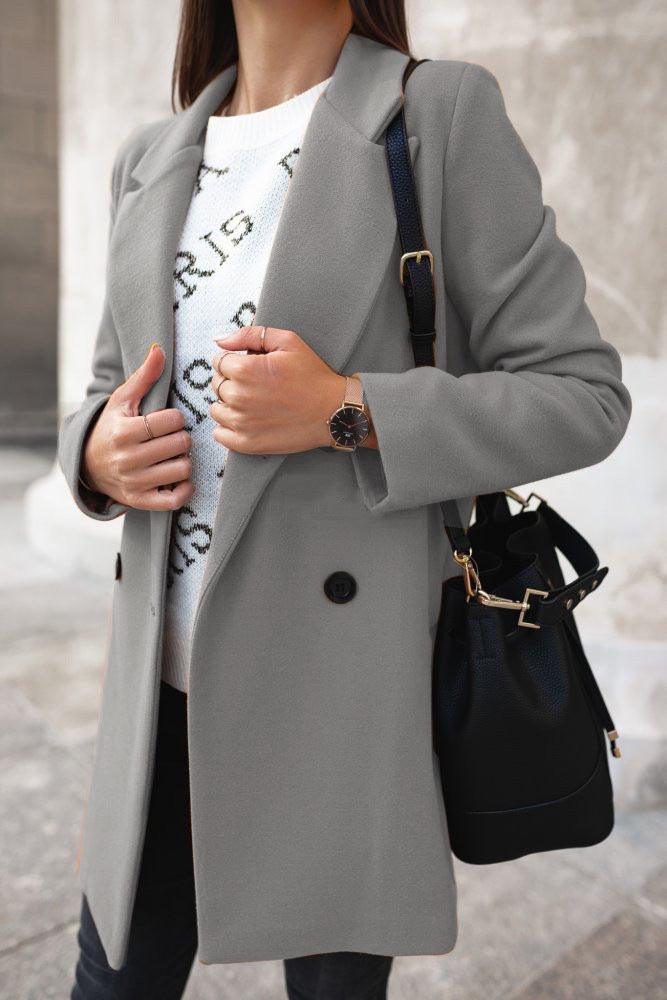 Woolen Women's Coat.