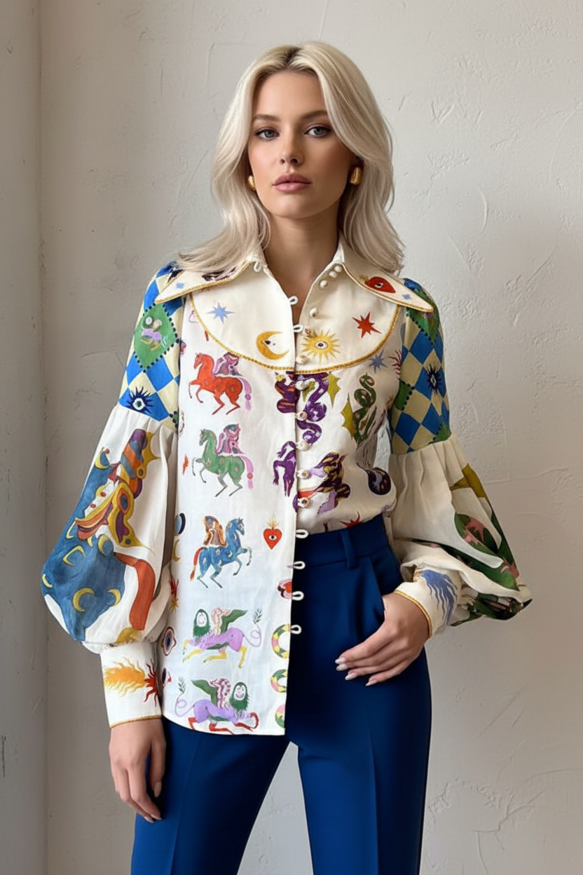 Modelo loira - imagem para todas as variantes