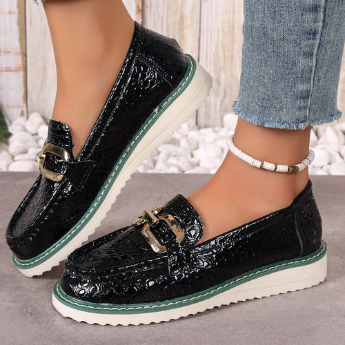 ChicEase™ Sapatos Slip-On Decorativos para Mulher – Mocassins Elegantes e Confortáveis