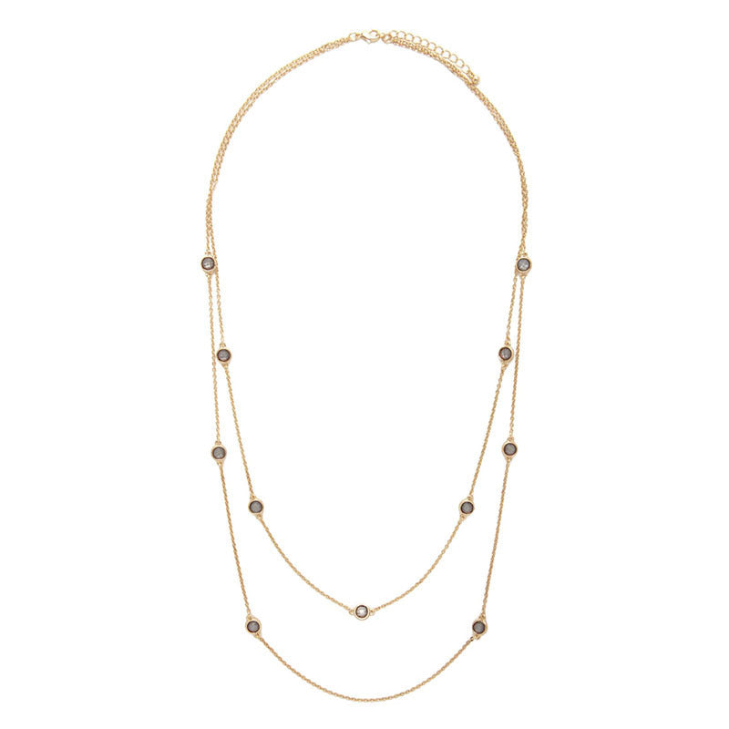 European and American fashion clavicle chain winter new women's necklace diamond pendant exquisite trend jewelry hot sale