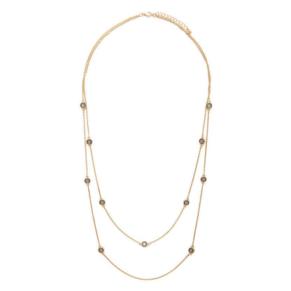 European and American fashion clavicle chain winter new women's necklace diamond pendant exquisite trend jewelry hot sale