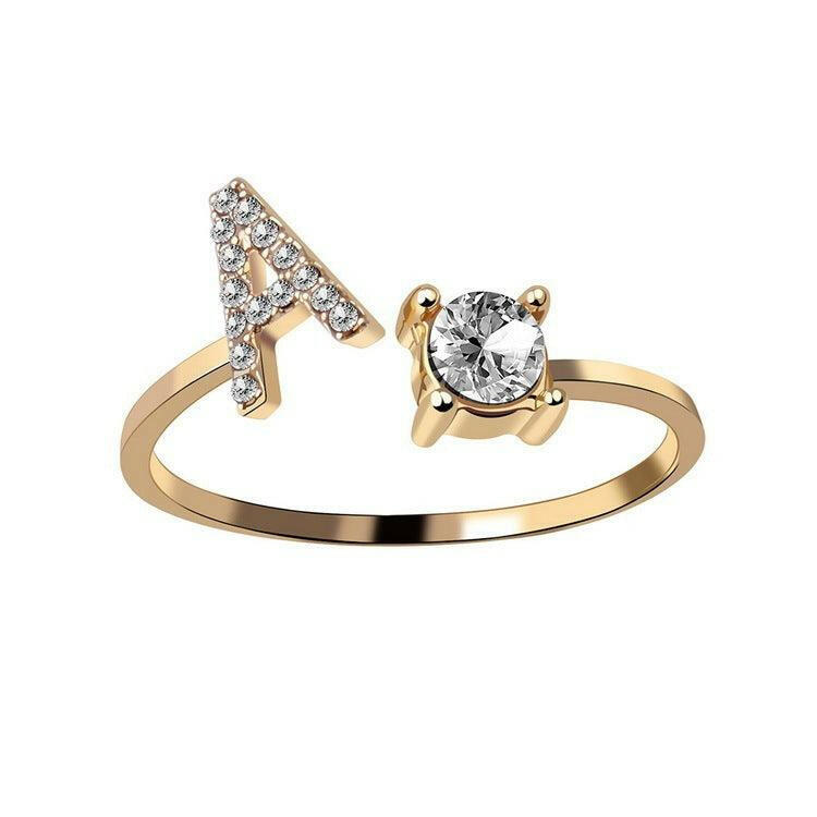 Sleek Letter Ring - Shopylife