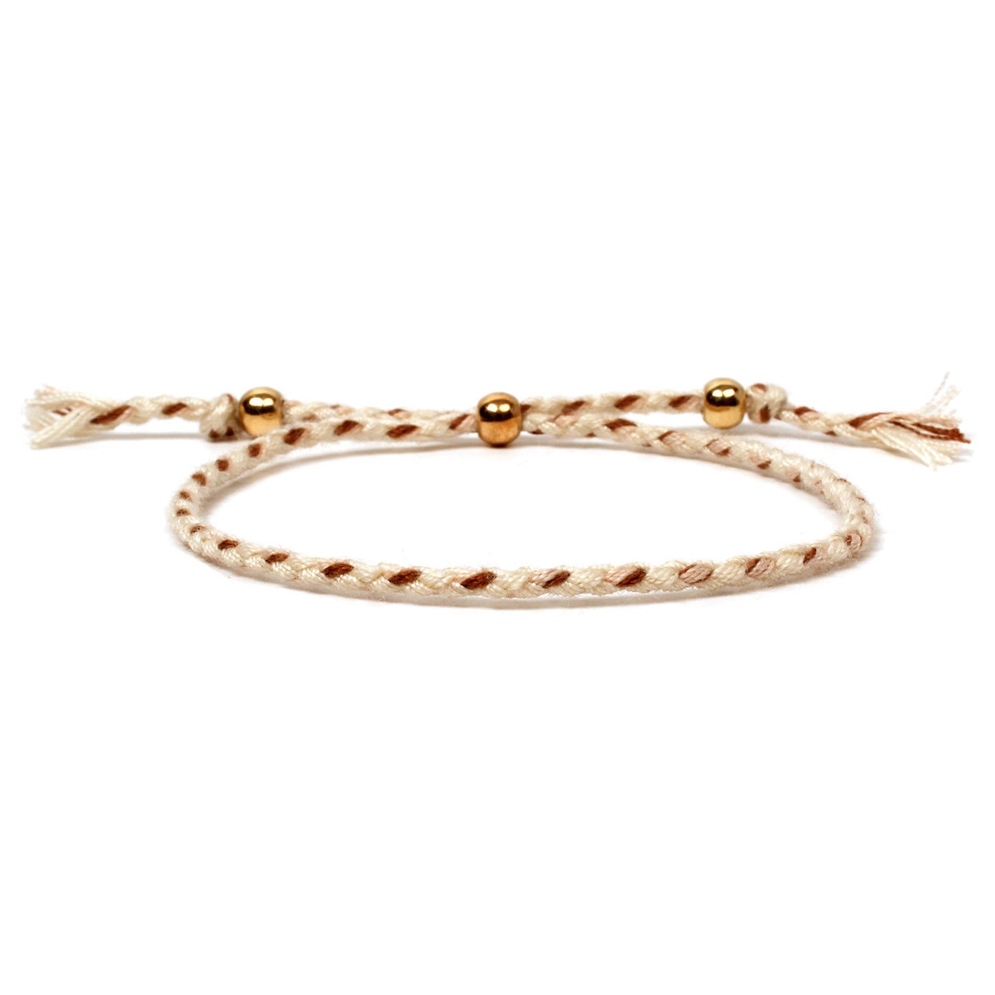 Custom cross-border jewelry Amazon hot sale new gold bead bracelet women's fashion hand-woven colored thread hand jewelry