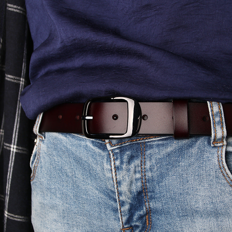 Cinto de senhora em pele de bovino integral, modelo de venda rápida, simples e versátil, diretamente da fábrica. 626