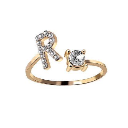 Sleek Letter Ring - Shopylife