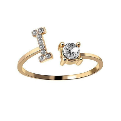 Sleek Letter Ring - Shopylife