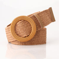 Round buckle camel