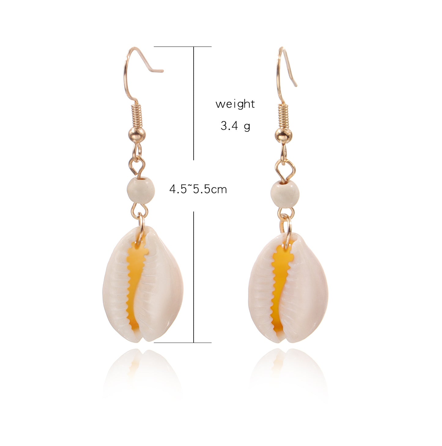 European and American cross-border jewelry Amazon hot sale shell earring earrings women's fashion trend temperament earrings