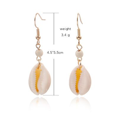 European and American cross-border jewelry Amazon hot sale shell earring earrings women's fashion trend temperament earrings