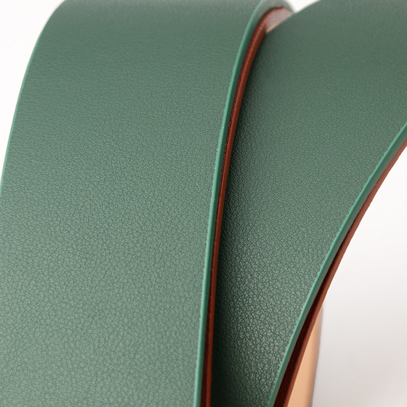 Cool with fashion ladies belt simple versatile pants dress wide belt with jacket windbreaker waist seal slim manufacturer