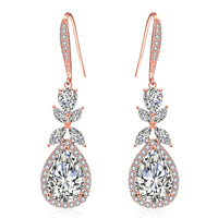 White plated rose gold