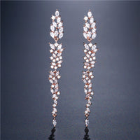 White plated rose gold