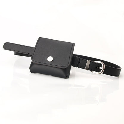 New Women's Waist Bag Belt Simple and Versatile Clothing Belt Detachable Multifunctional Small Bag Decorative Trouser Belt Drop Shipping