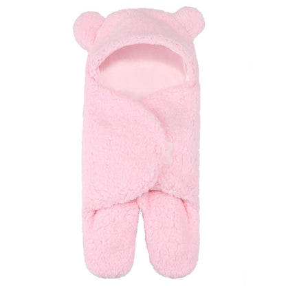 Lamb Plush Sleeping Bag Newborn Baby Swaddling Quilt Shopylife