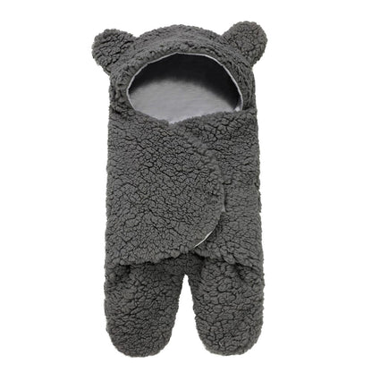 Lamb Plush Sleeping Bag Newborn Baby Swaddling Quilt Shopylife