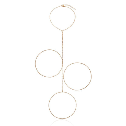 Cross-border European and American Tassel Bracelet Arm Chain Personality Jewelry Sexy Multi-layer Tassel Arm Chain Bracelet