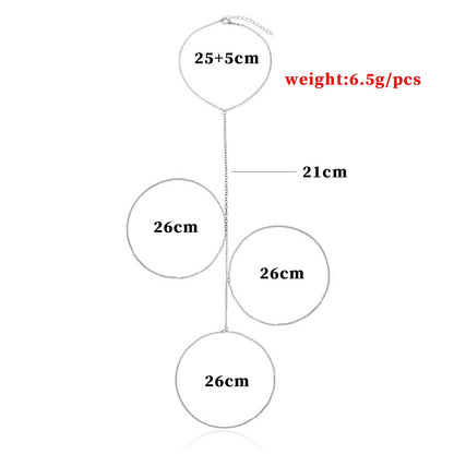 Cross-border European and American Tassel Bracelet Arm Chain Personality Jewelry Sexy Multi-layer Tassel Arm Chain Bracelet