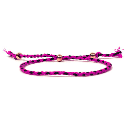 Custom cross-border jewelry Amazon hot sale new gold bead bracelet women's fashion hand-woven colored thread hand jewelry