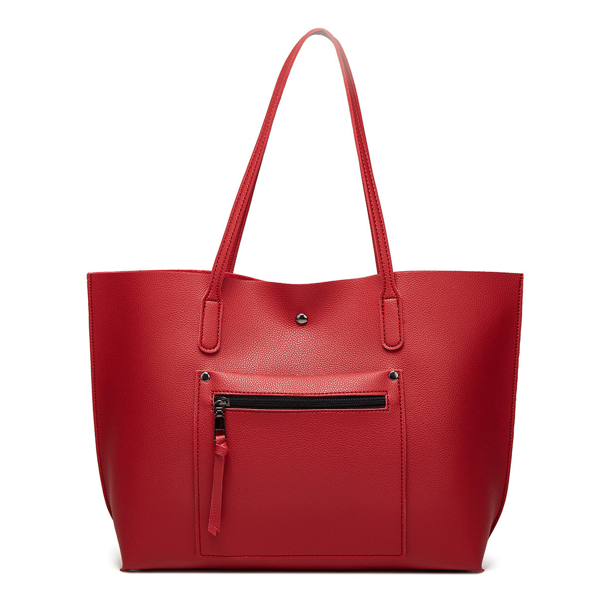 Foreign trade bag women's 2024 new European and American fashion simple lychee pattern women's shoulder bag manufacturer wholesale