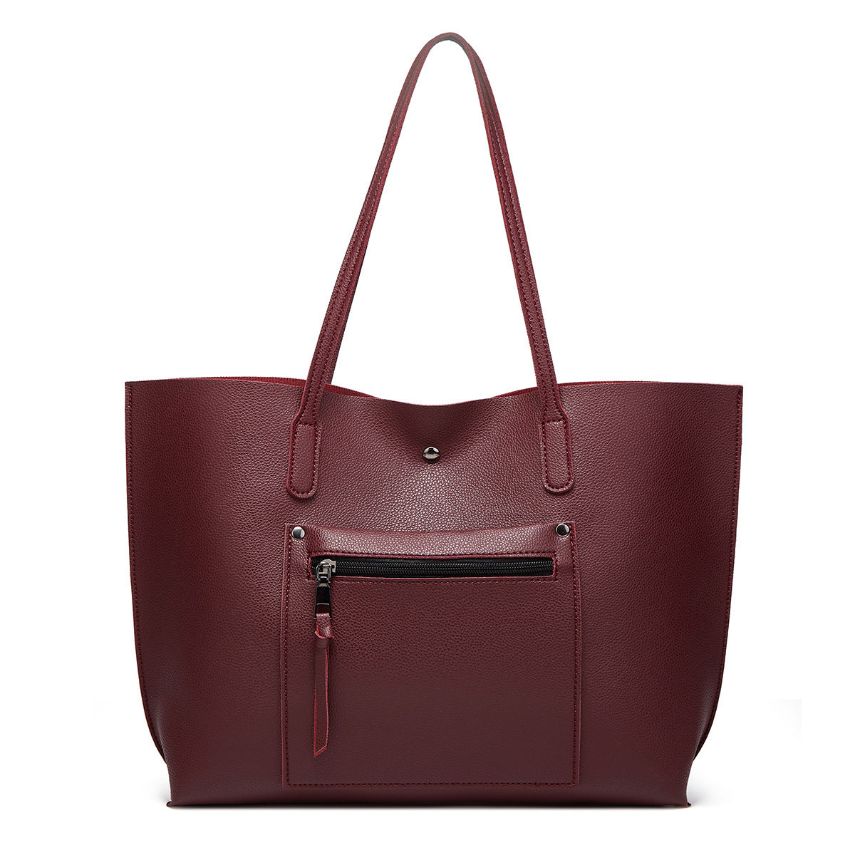 Foreign trade bag women's 2024 new European and American fashion simple lychee pattern women's shoulder bag manufacturer wholesale