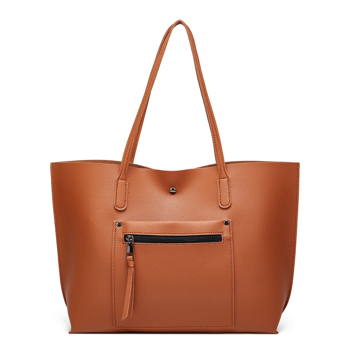 Foreign trade bag women's 2024 new European and American fashion simple lychee pattern women's shoulder bag manufacturer wholesale