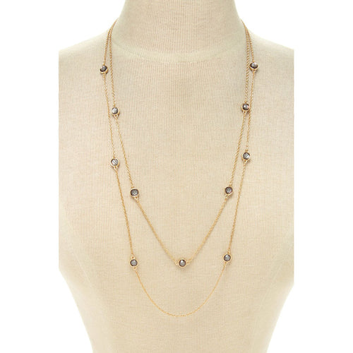 European and American fashion clavicle chain winter new women's necklace diamond pendant exquisite trend jewelry hot sale