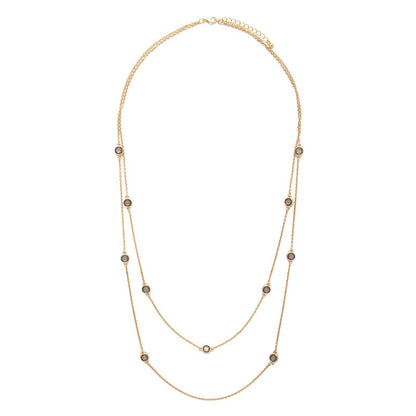European and American fashion clavicle chain winter new women's necklace diamond pendant exquisite trend jewelry hot sale