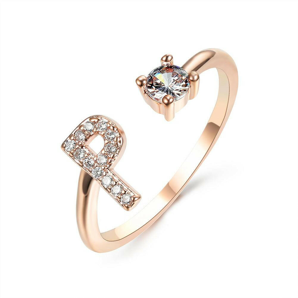 Sleek Letter Ring - Shopylife