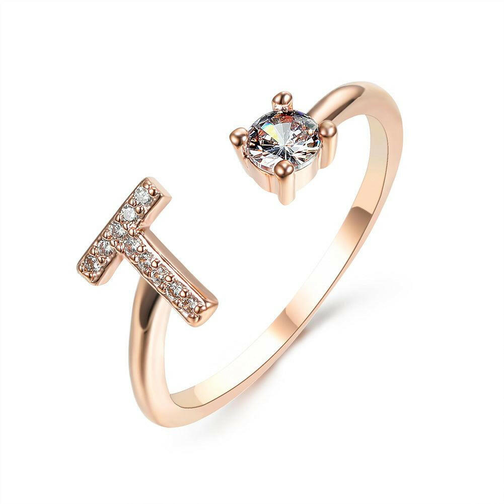 Sleek Letter Ring - Shopylife