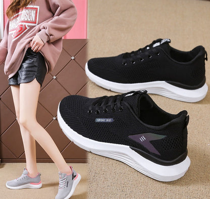 Low-top All-match Soft Bottom Lightweight Casual Running Shoes For Women