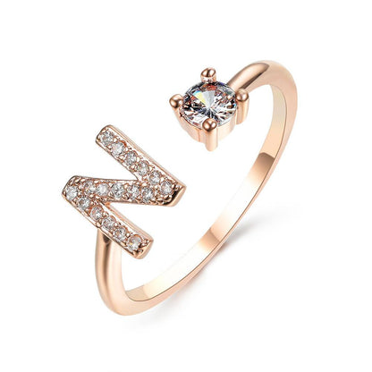 Sleek Letter Ring - Shopylife