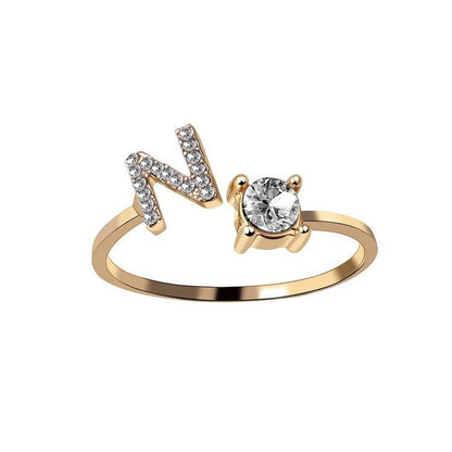 Sleek Letter Ring - Shopylife
