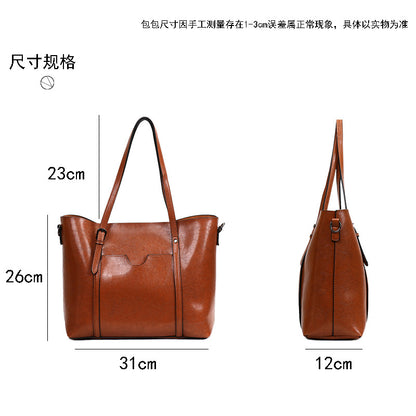 bag cross-border hot sale 2024 new fashion Guangzhou women's bag women's handbag European and American shoulder bag tote bag