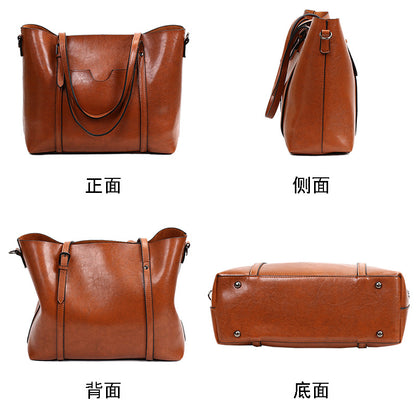 bag cross-border hot sale 2024 new fashion Guangzhou women's bag women's handbag European and American shoulder bag tote bag
