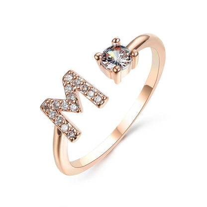 Sleek Letter Ring - Shopylife