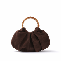 869 café cor de veludo pequeno ventilador de rabo de gato