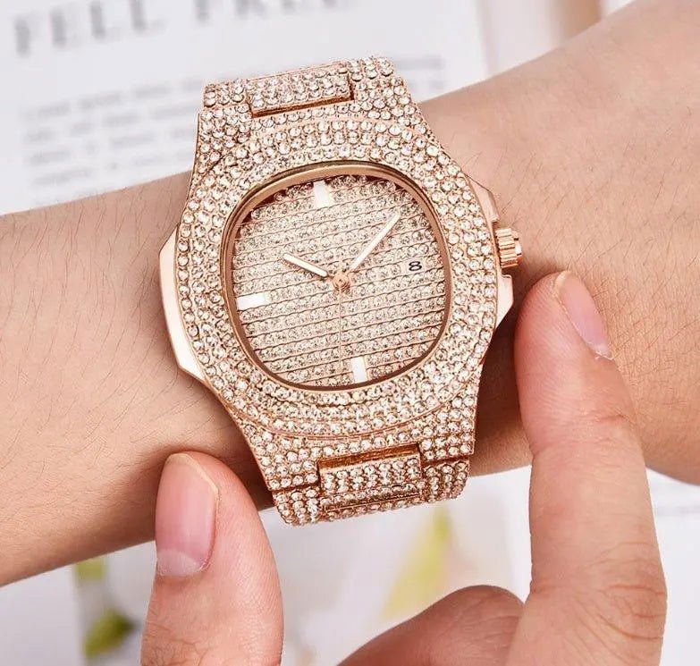Chrono Leather Quartz Watch - Shopylife -   
