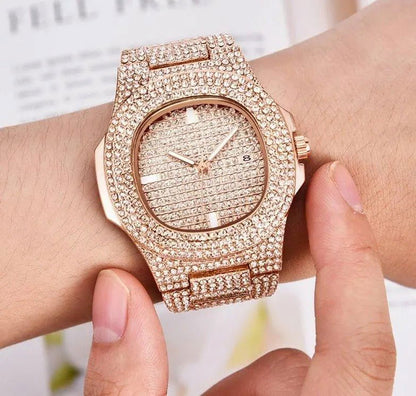 Chrono Leather Quartz Watch - Shopylife -   