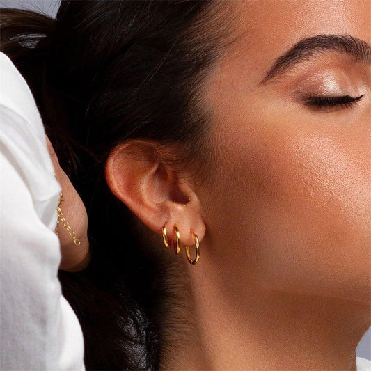 Classy RND Hoops Earrings - Shopylife -   