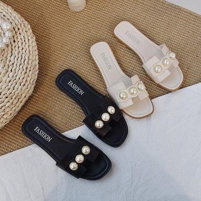 Fashion Ins Tide Flat Heel Beach Sandals - Shopylife -   