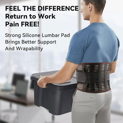 Medical Back Brace Waist Trainer Belt Spine Support Men Women Breathable Lumbar Corset Orthopedic Faja Lumbar Hombre Gym Belts - Shopylife -   