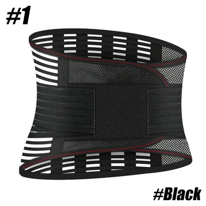 Medical Back Brace Waist Trainer Belt Spine Support Men Women Breathable Lumbar Corset Orthopedic Faja Lumbar Hombre Gym Belts - Shopylife -   