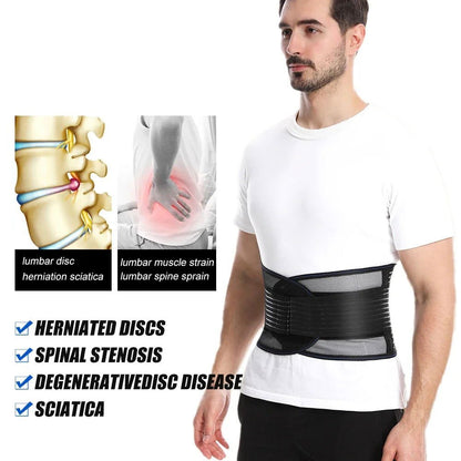 Medical Back Brace Waist Trainer Belt Spine Support Men Women Breathable Lumbar Corset Orthopedic Faja Lumbar Hombre Gym Belts - Shopylife -   