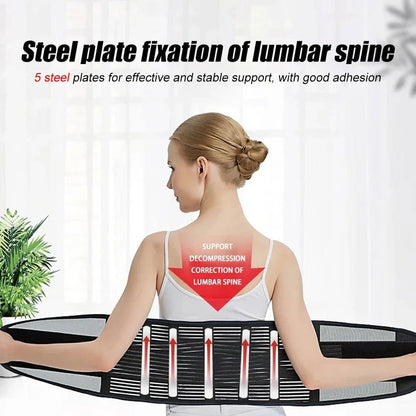 Medical Back Brace Waist Trainer Belt Spine Support Men Women Breathable Lumbar Corset Orthopedic Faja Lumbar Hombre Gym Belts - Shopylife -   