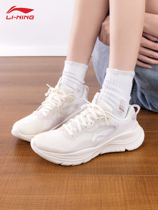 Li-Ning Running Shoes Lingyue Women's Shoes 2026 Summer New Breathable Lightweight Casual Shoes Women's Training Sports Shoes